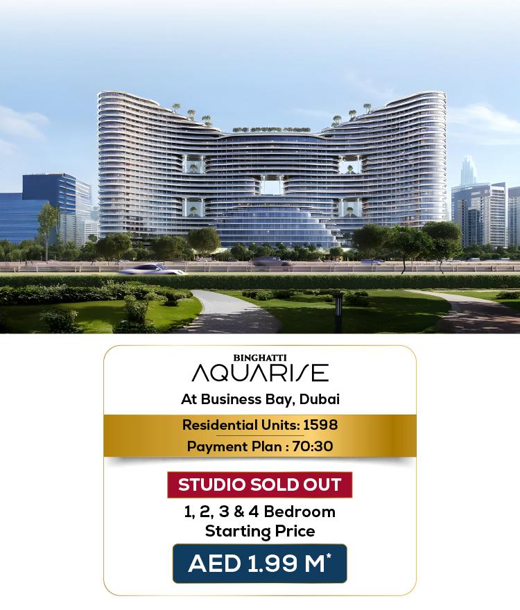 Binghatti Aquarise hero image